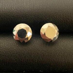 Tiffany & Co. Platinum Elsa Peretti 2ct Round Faceted Stud Earrings – Rare
